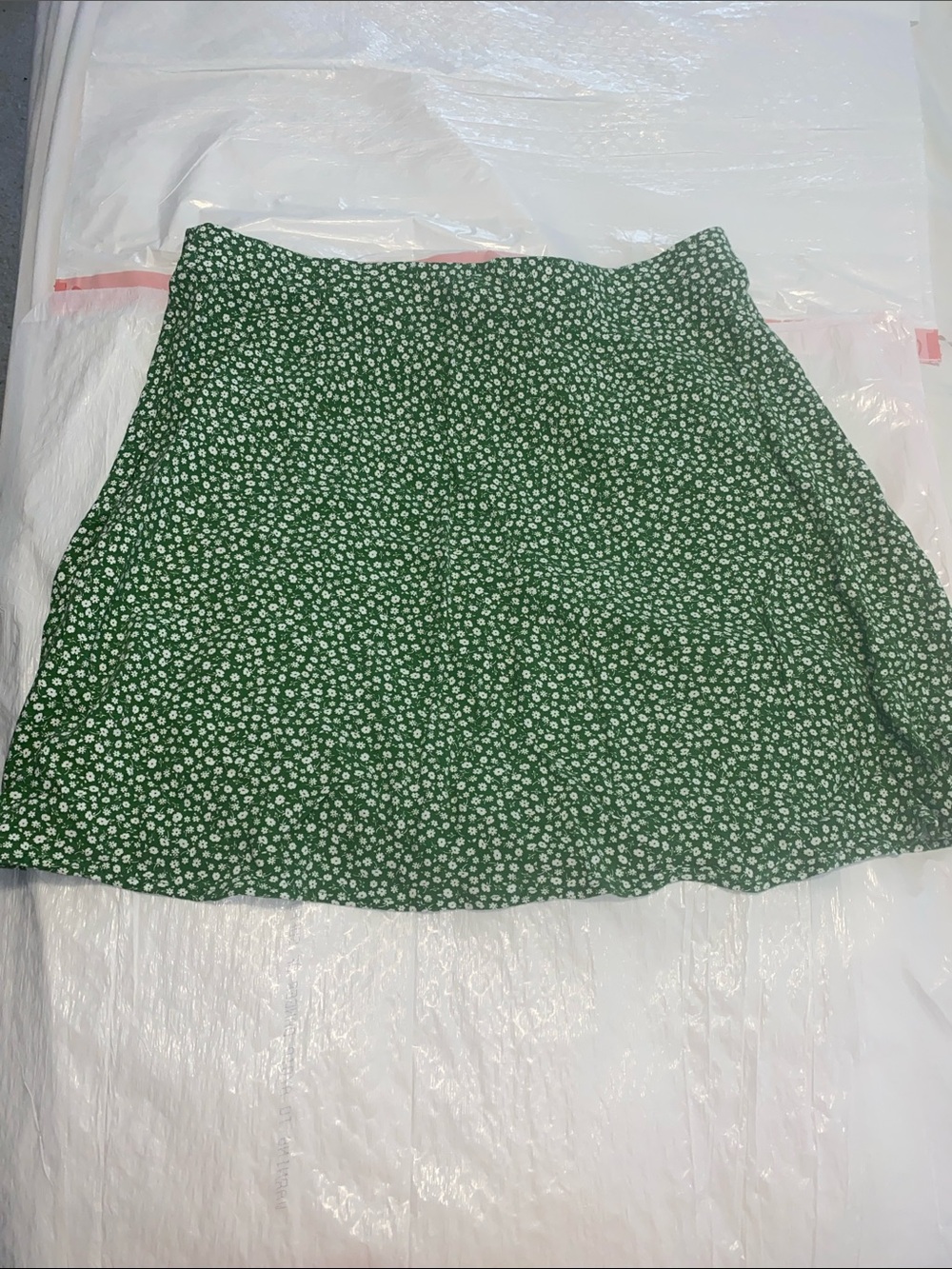 Women’s Green Floral Skirt
